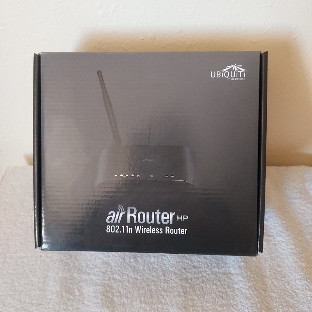 Ubiquiti Networks airRouter HP 802.11n Indoor Wireless Router NIB Black
